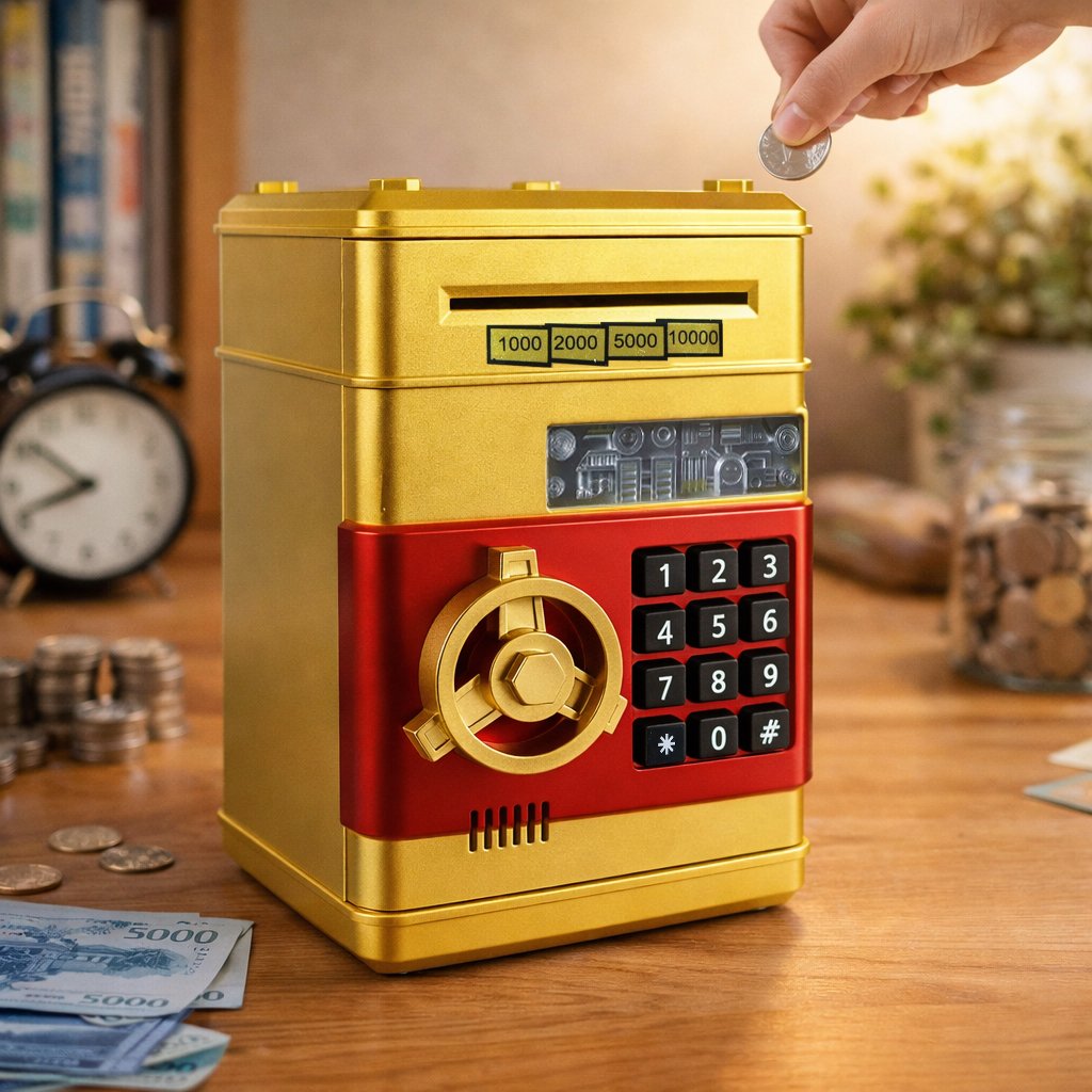 TARA Celengan Anak Electronic Bank Safe Box Money Model Brankas - T-8815