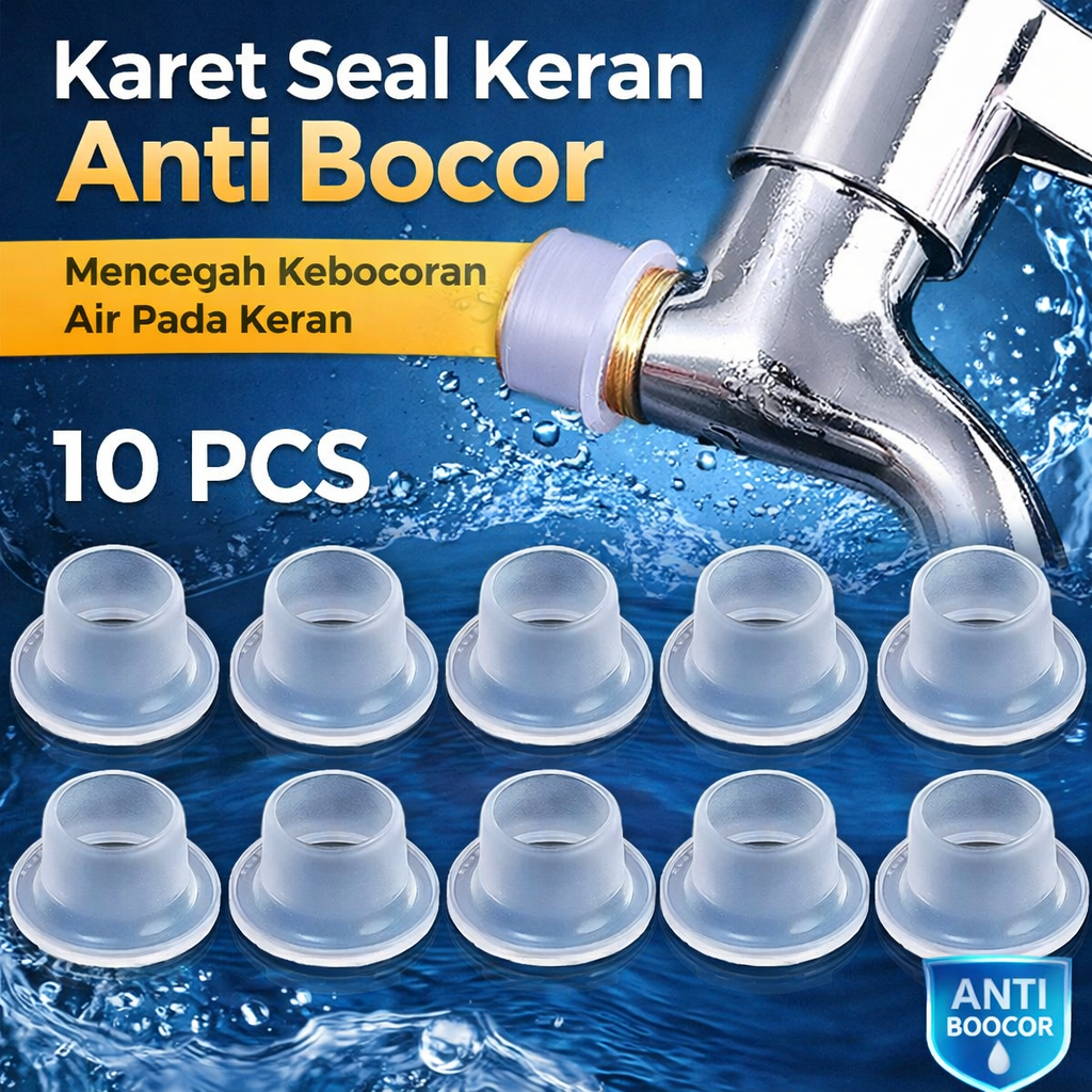 TaffHOME Karet Seal Keran Anti Bocor Gasket Rubber 10 PCS - P1