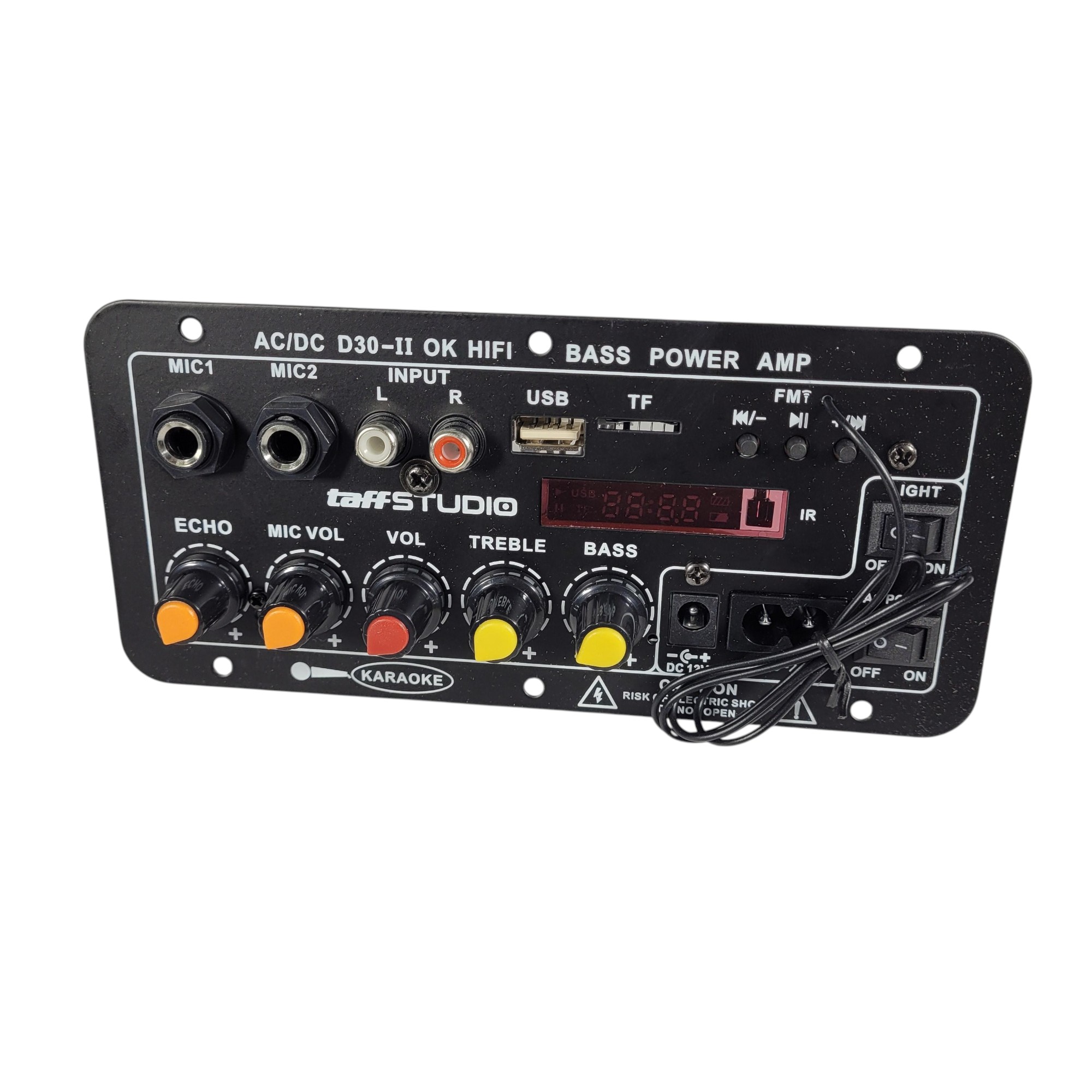 TaffSTUDIO Amplifier Board Audio Bluetooth USB 2.1 Channel 12V - D30-II