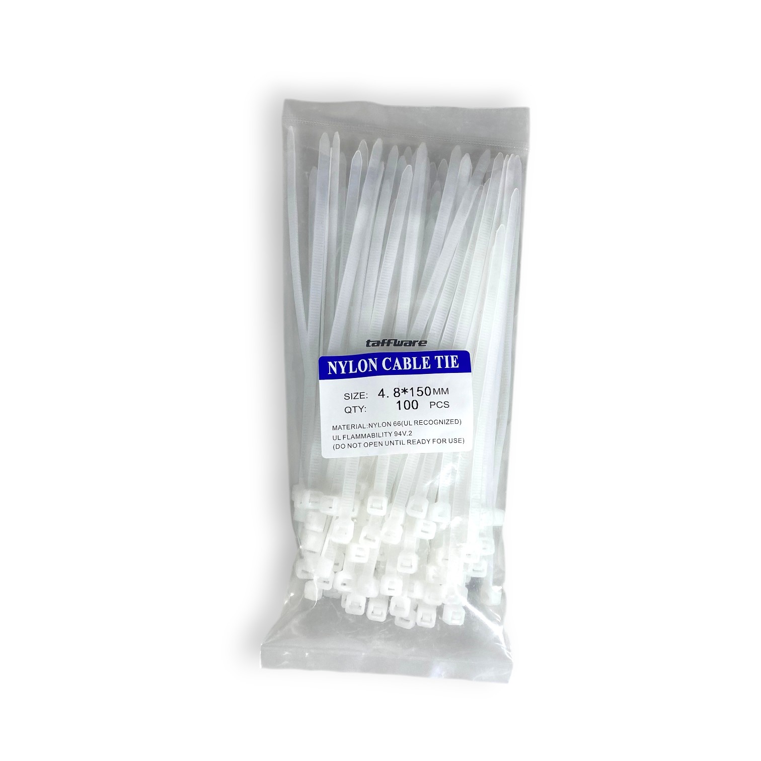 Taffware Kabel Ties Cable Nylon Multifunction 100 PCS - YQ835