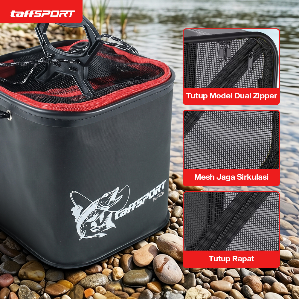 TaffSPORT Ember Lipat Mancing Ikan Folding Model Rope - WF126