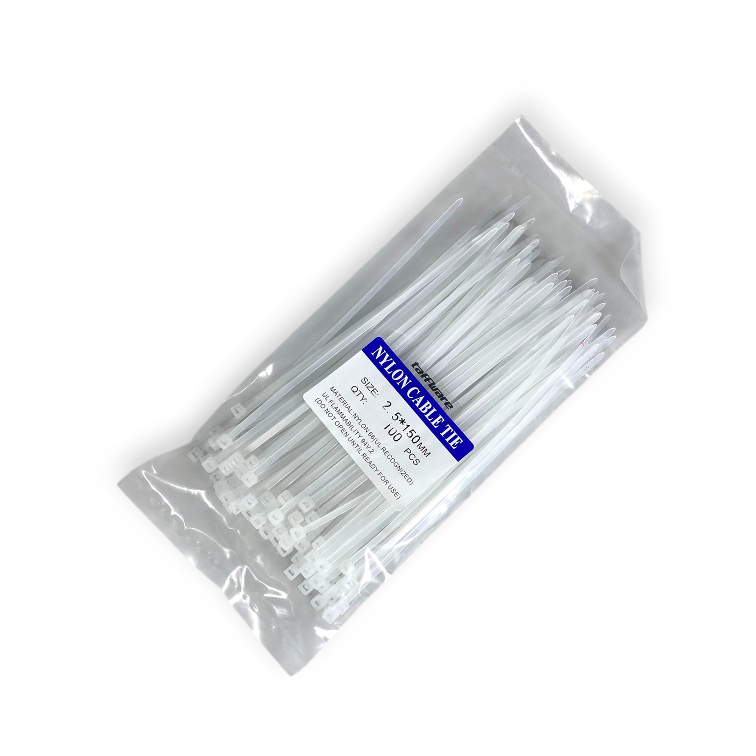 Taffware Kabel Ties Cable Nylon Multifunction 100 PCS - YQ835