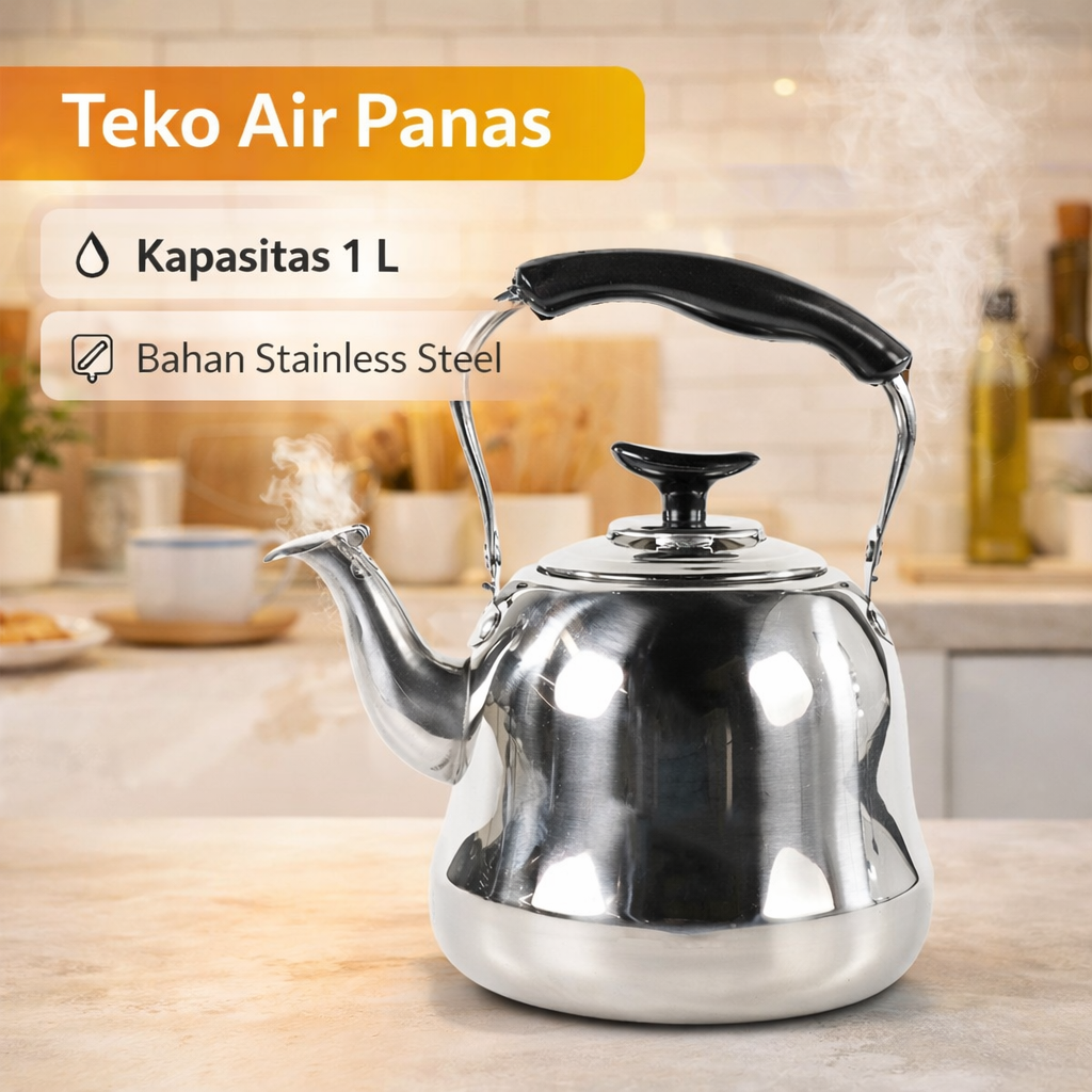 PENGSHENGDA Teko Air Panas Saringan Kettle Stainless Steel - WS-GDH-1