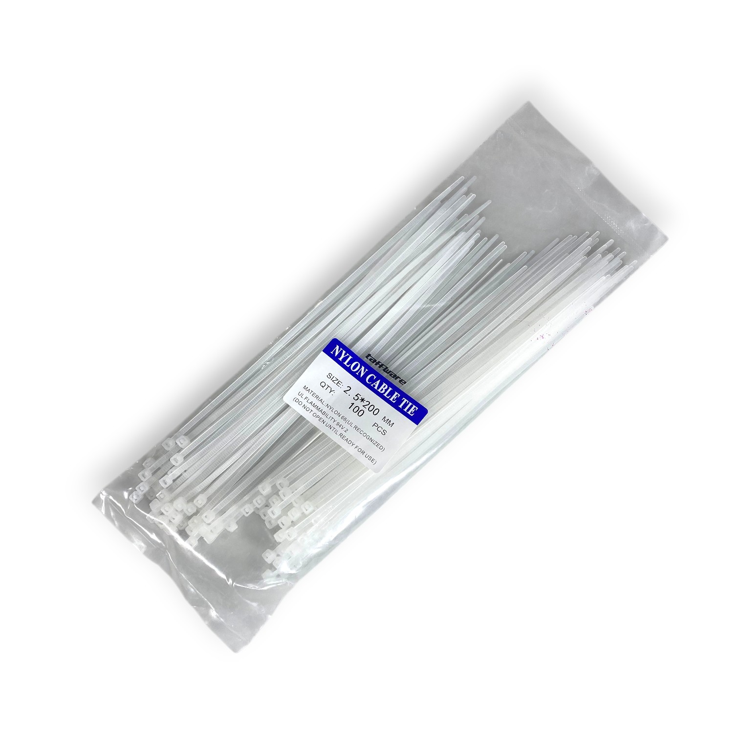 Taffware Kabel Ties Cable Nylon Multifunction 100 PCS - YQ835