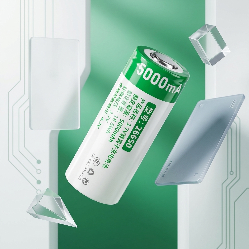 Doublepow Baterai Rechargeable 26650 Li-Ion 3.7V 5000mAh 1 PCS