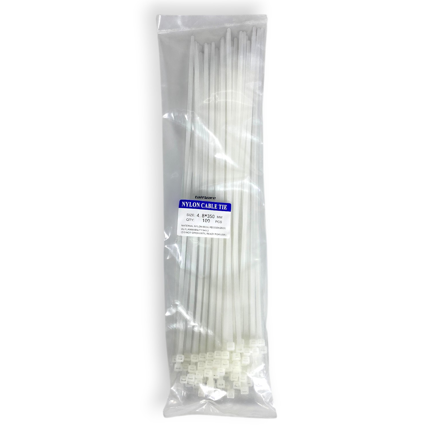 Taffware Kabel Ties Cable Nylon Multifunction 100 PCS - YQ835