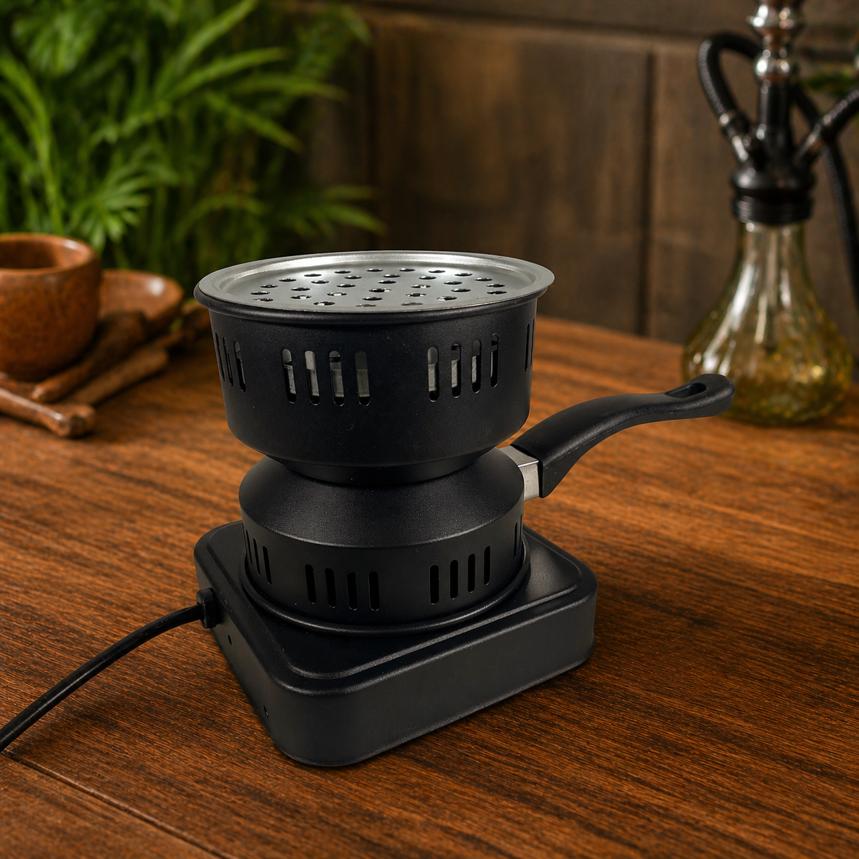 JZ Kompor Listrik Mini Pemanas Arang Hookah BBQ Charcoal Burner 500W - ZD-A016