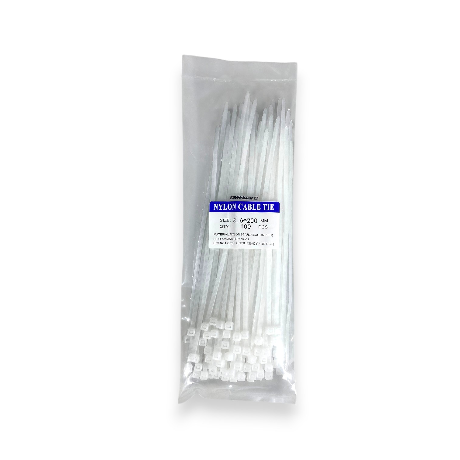 Taffware Kabel Ties Cable Nylon Multifunction 100 PCS - YQ835