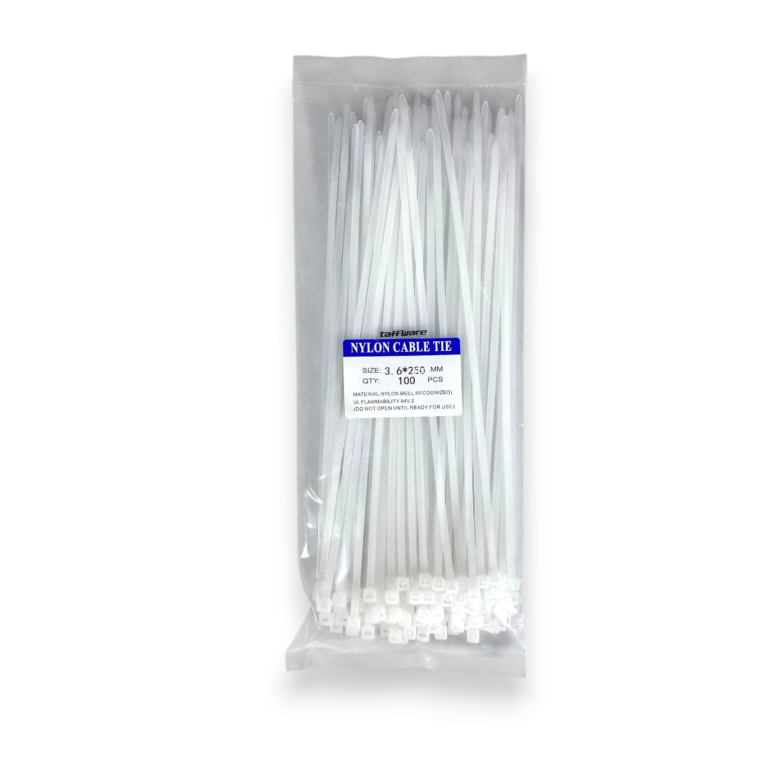Taffware Kabel Ties Cable Nylon Multifunction 100 PCS - YQ835