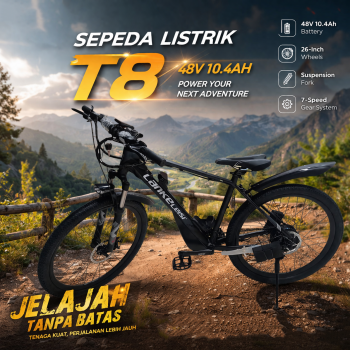 Lankeleisi XINCHI Sepeda Listrik Gunung MTB E-Bike 48V 10.4AH - T8