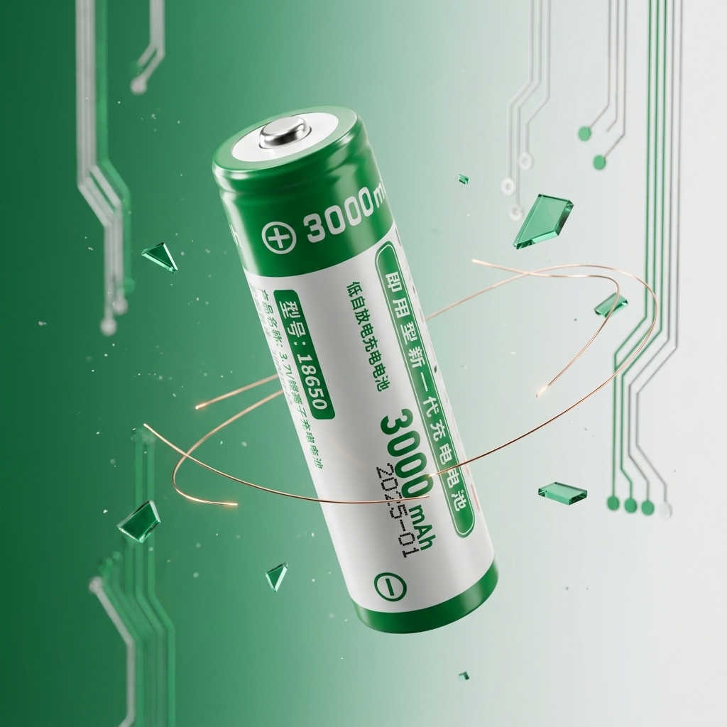 Doublepow Baterai Rechargeable 18650 3.7V 3000mAh Button Top 1 PCS - DP18650