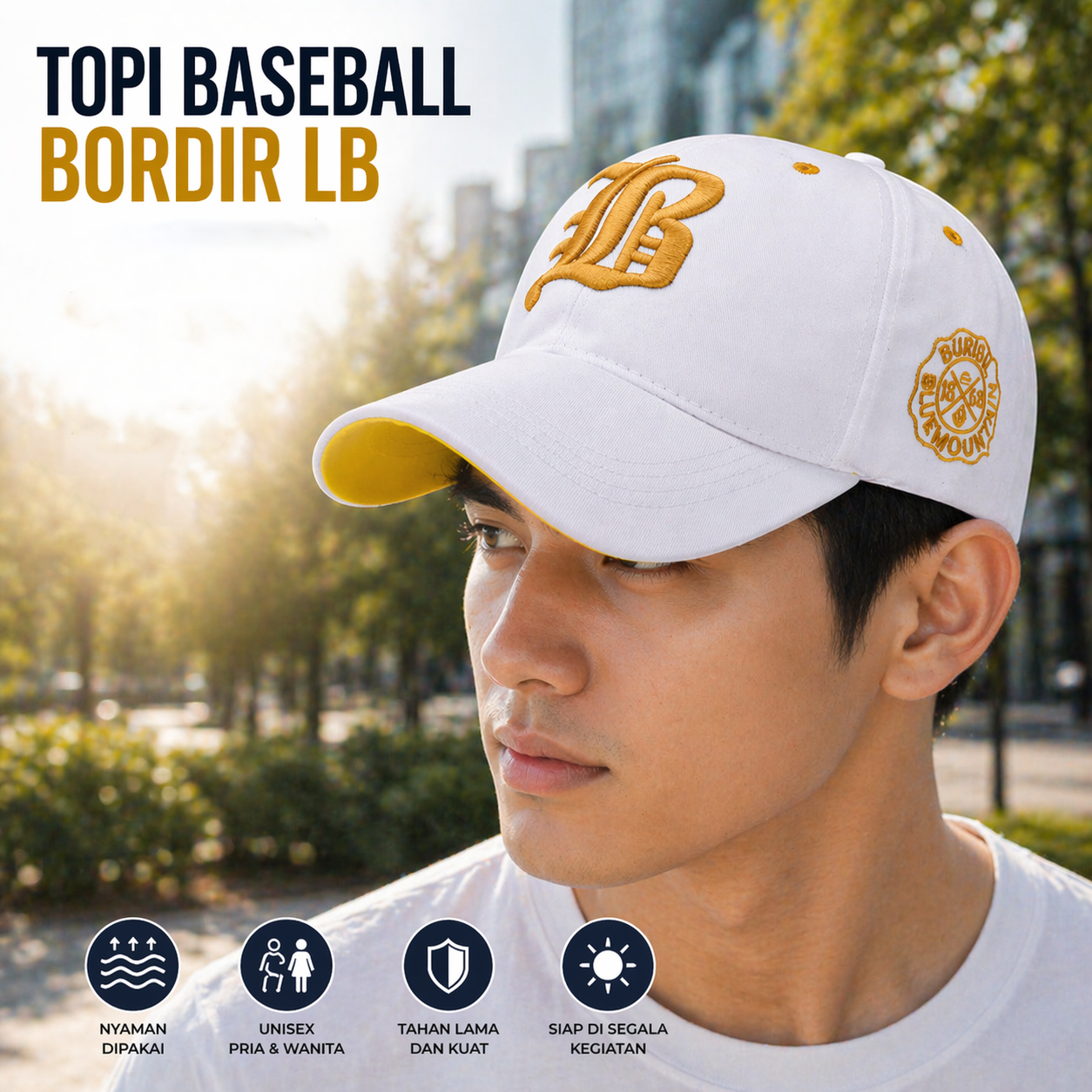 VORON Topi Baseball Cap Bordir LB - VR60