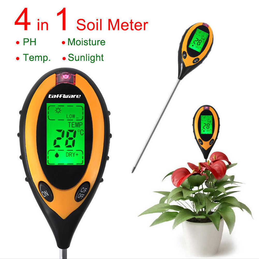 YIERYI Pengukur Temperatur dan Kelembapan Tanah Soil PH - TPH01803