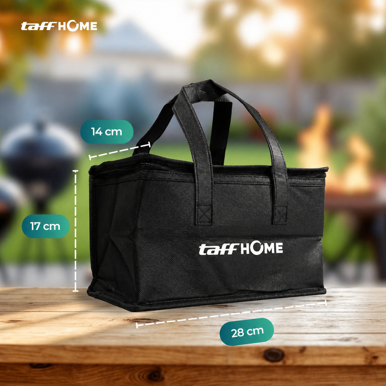 TaffHOME Tas Pendingin Makanan Cooler Bag Thermal Insulated Bag - H24 - Gambar 6