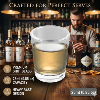 One Two Cups Gelas Sloki Alkohol Classic Mini Shoot Glass - 1021