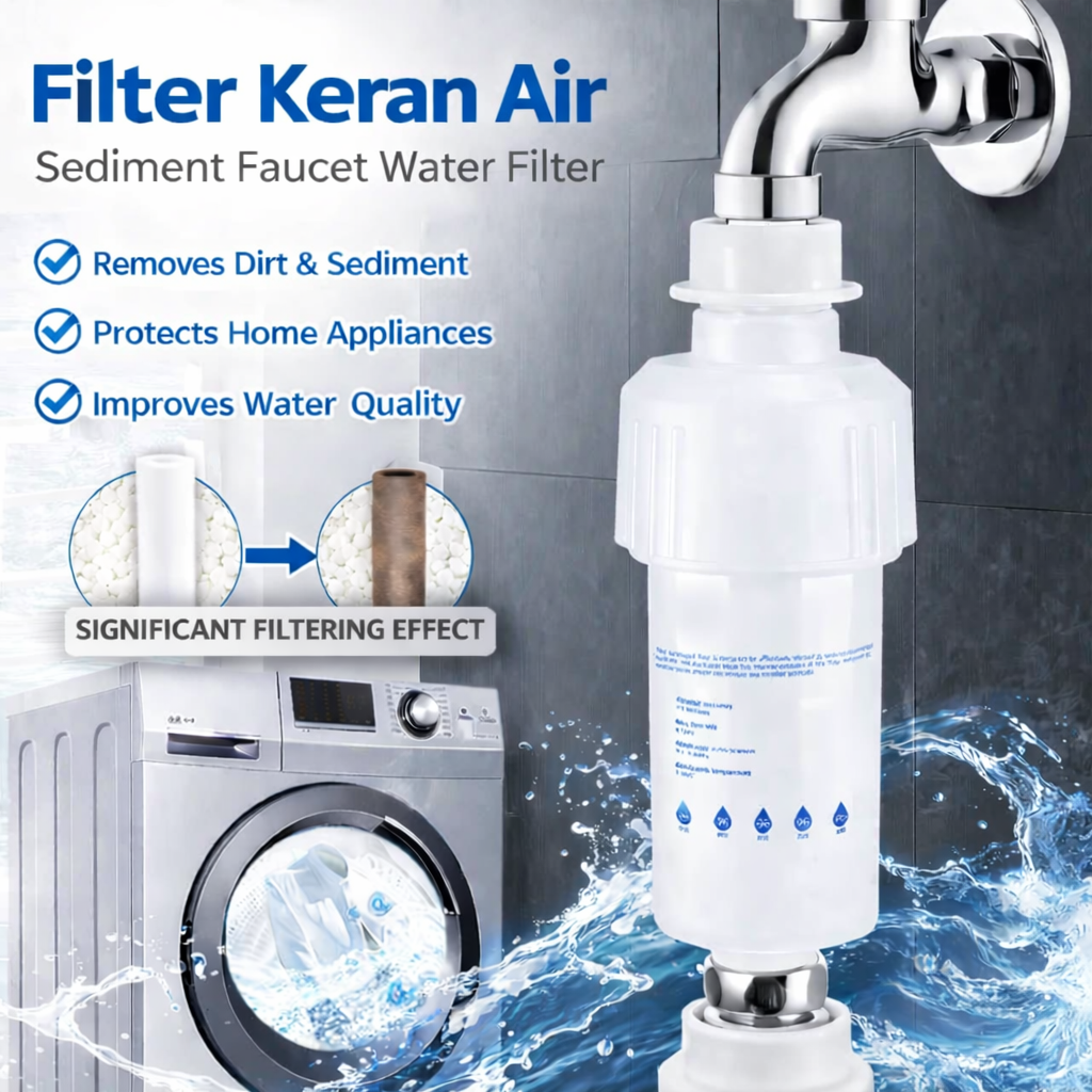 BTWOON Water Filter Keran Air Penyaring Kotoran Mesin Cuci Shower - CO94