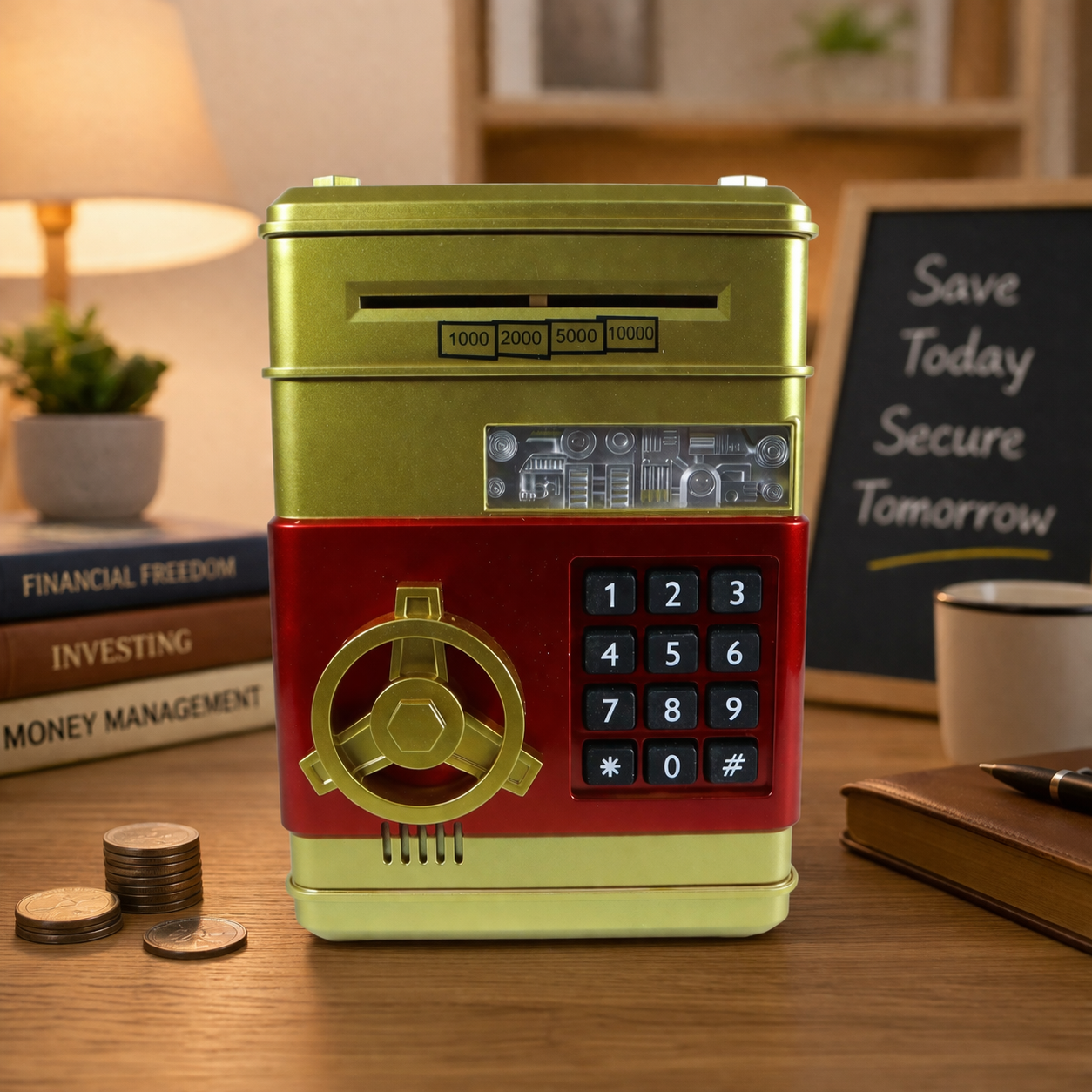 TARA Celengan Anak Electronic Bank Safe Box Money Model Brankas - T-8815