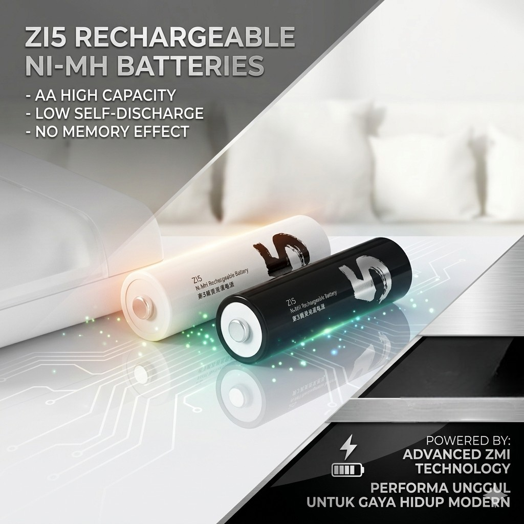 ZMI Baterai Rechargeable AA Ni-MH 1.2V 1700mAh 4 PCS - ZI5