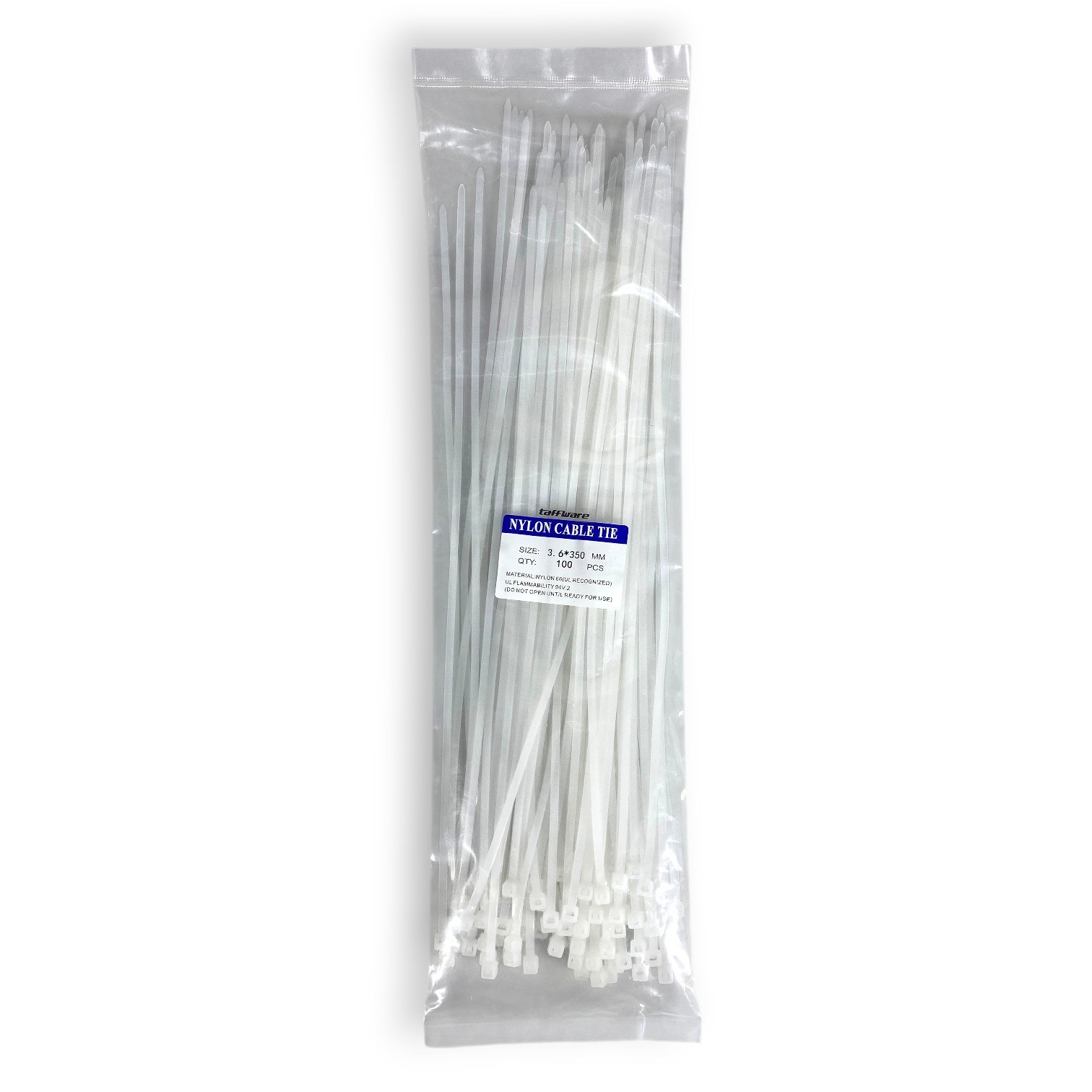 Taffware Kabel Ties Cable Nylon Multifunction 100 PCS - YQ835