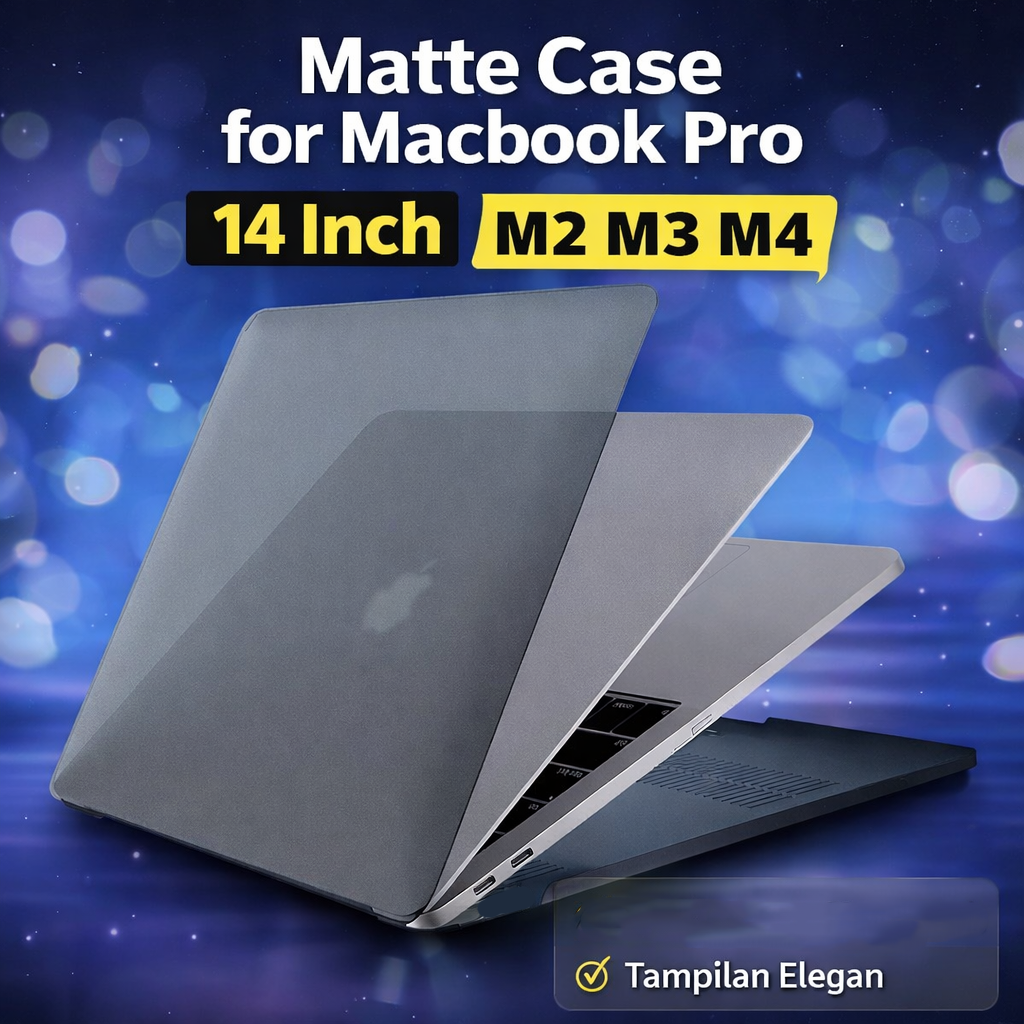 PFHEU Matte Case for Macbook Pro M2 M3 M4