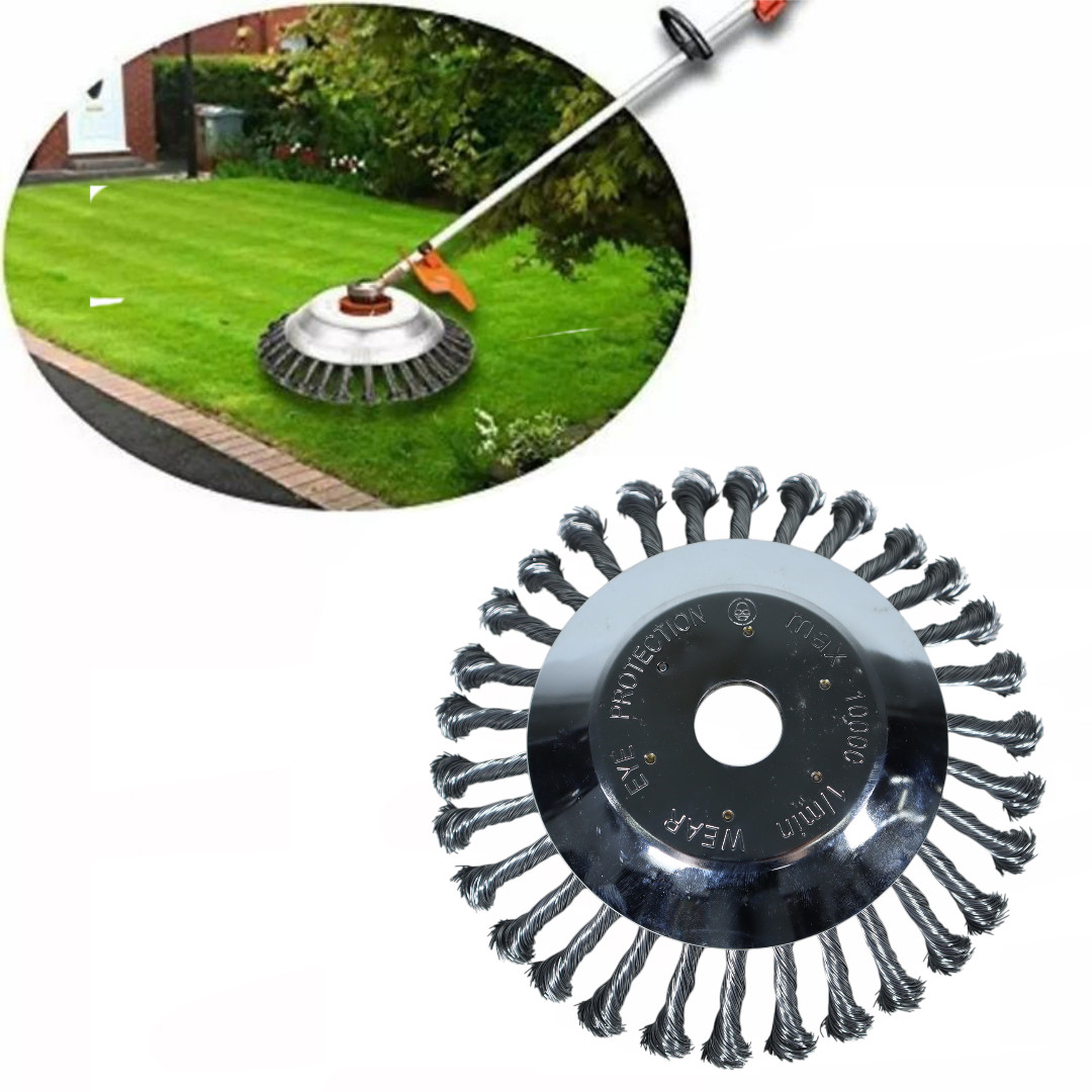 LISM Mata Pisau Potong Rumput Bulat Kawat Baja Weed Brush - LI2