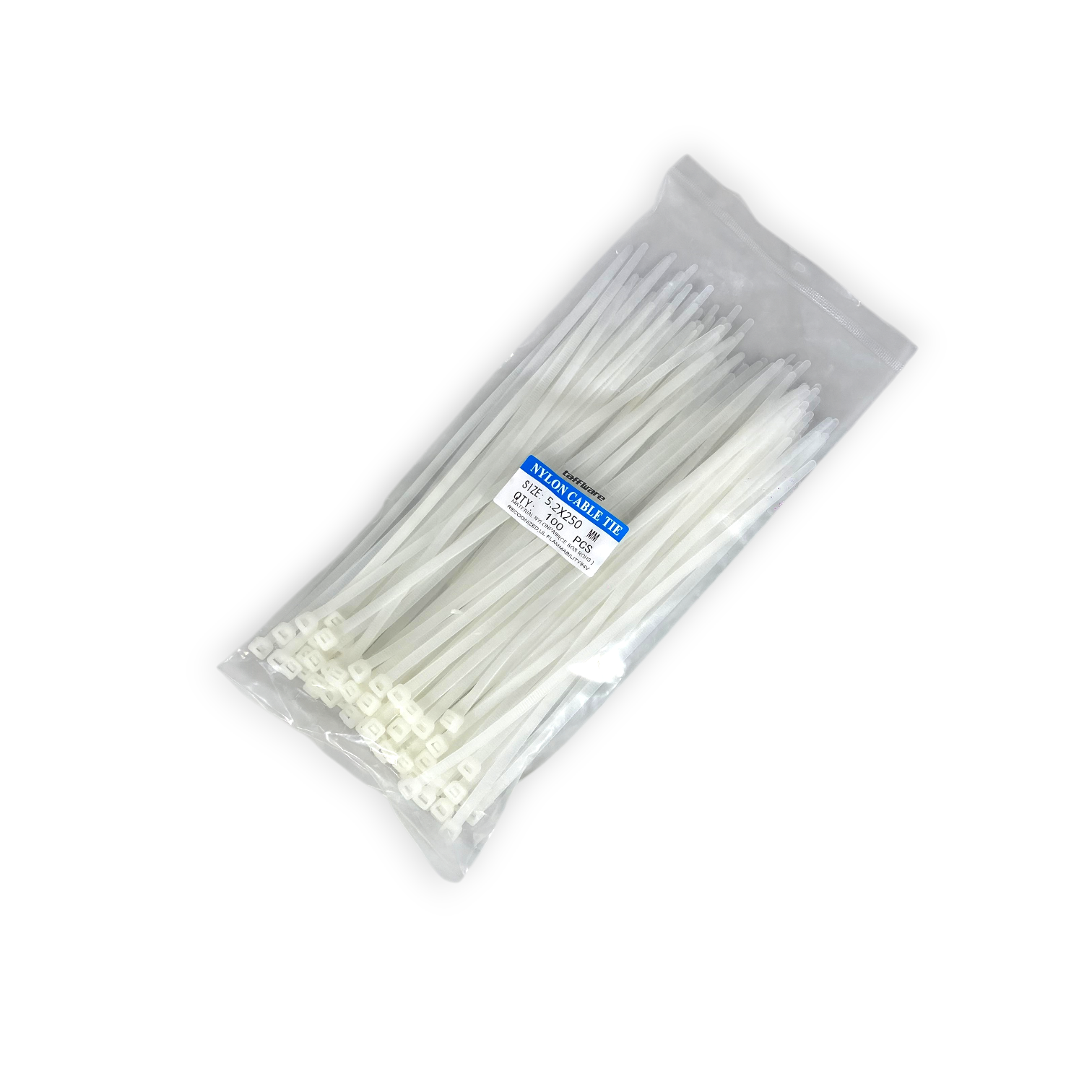 Taffware Kabel Ties Cable Nylon Multifunction 100 PCS - YQ835