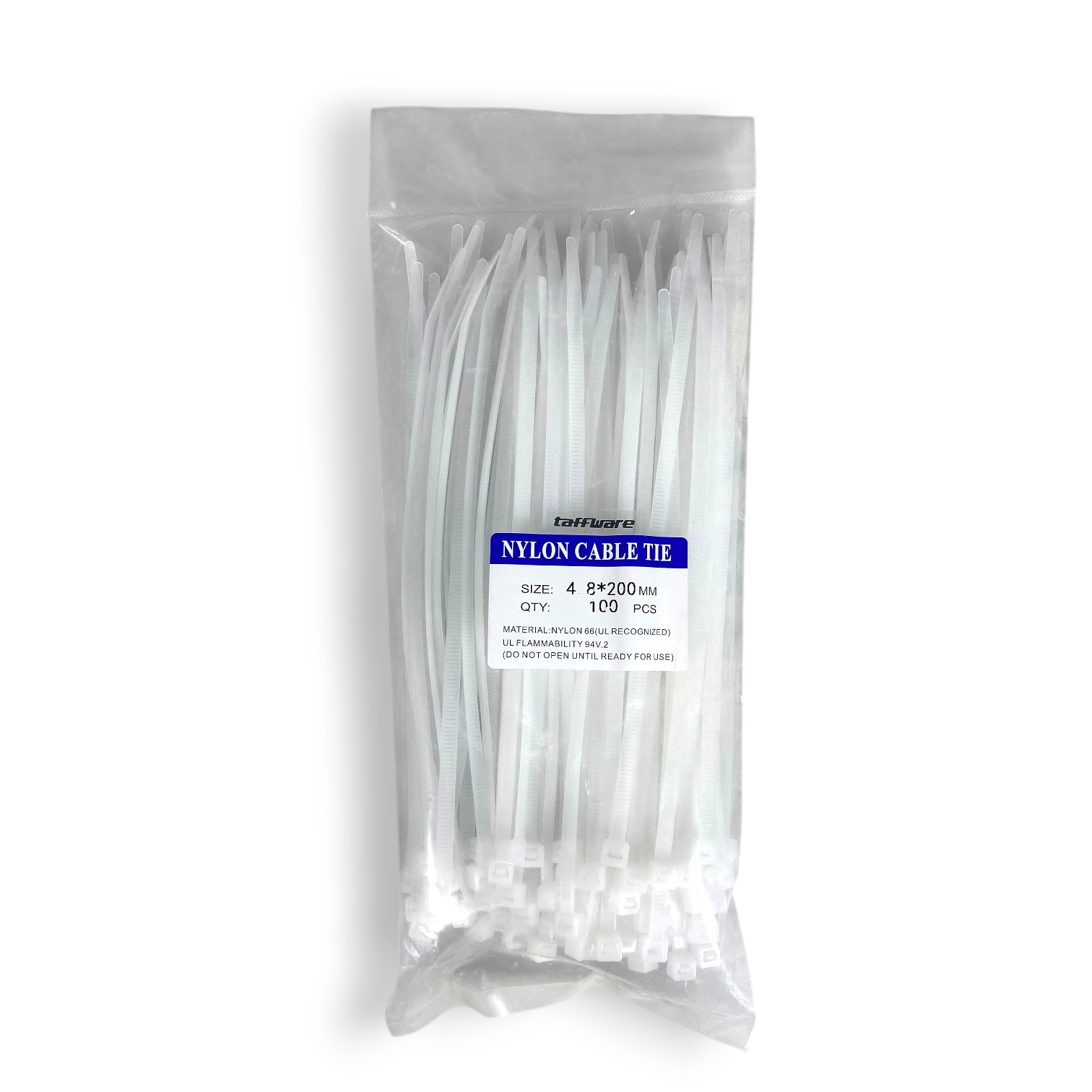 Taffware Kabel Ties Cable Nylon Multifunction 100 PCS - YQ835