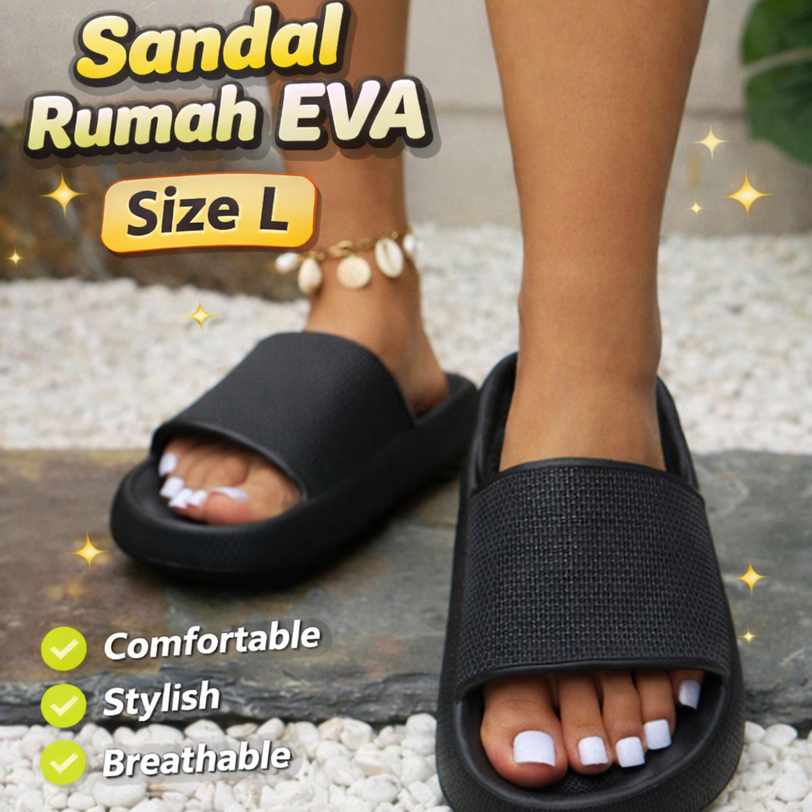 Rhodey Snugee Sandal Rumah Anti Slip Slipper EVA Soft Unisex - YT35