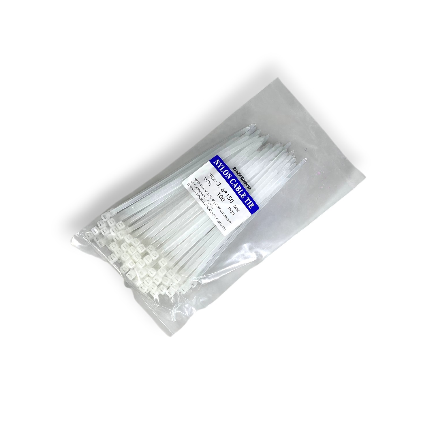 Taffware Kabel Ties Cable Nylon Multifunction 100 PCS - YQ835