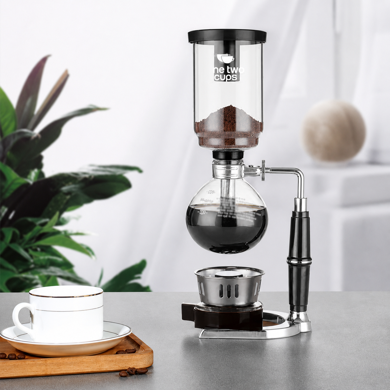Eworld Syphon Coffee Maker Manual Brew Vacuum Pot 5 Cups 500ml - JF99