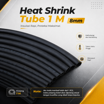 KH Selongsong Pelapis Kabel Insulasi Heat Shrink Tube 1M - K-120