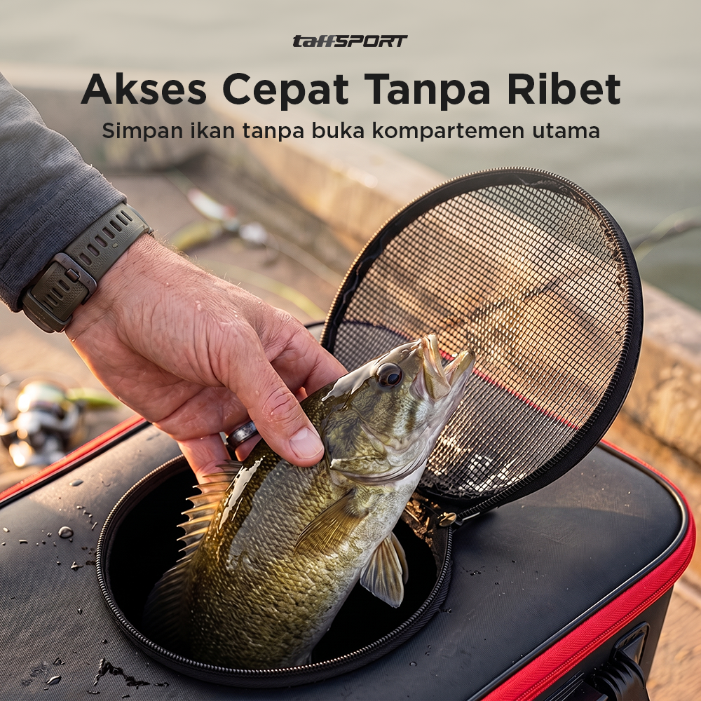 TaffSPORT Tas Perlengkapan Memancing Portable Fishing Bucket 60cm - JY0210