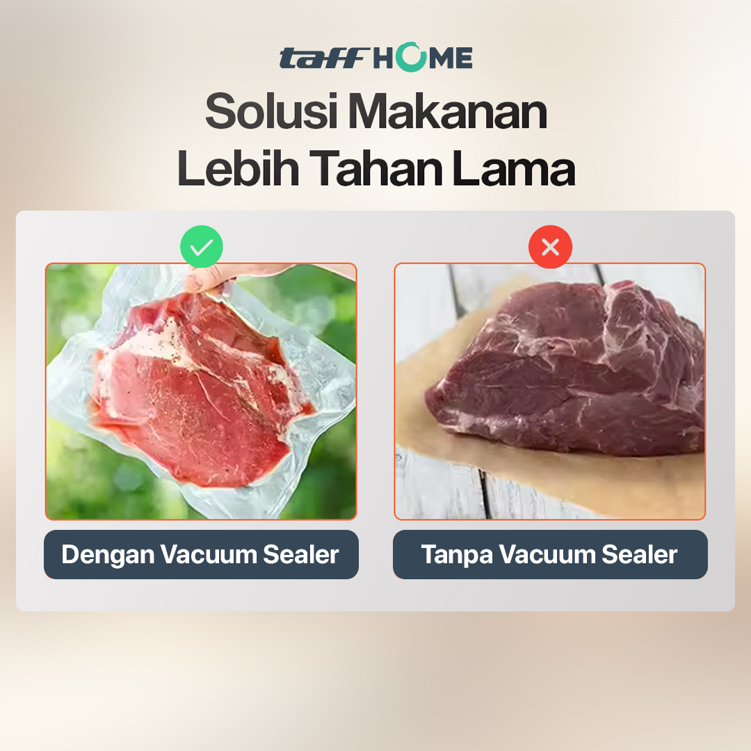 Zeelea Alat Vakum Makanan Vacuum Sealer Packaging Machine with Bag - TK-001