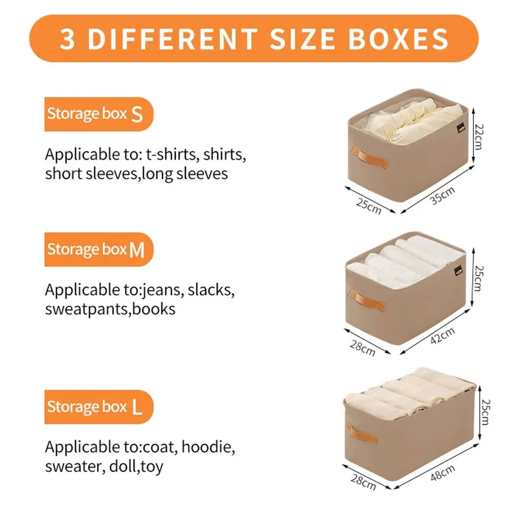 Fashion Kotak Penyimpan Pakaian Storage Box Wardrobe Foldable - FR300
