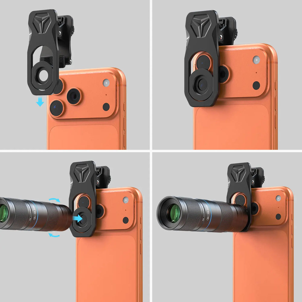 APEXEL Lensa TeleZoom Telephoto Smartphone 5-10X Clip On - APL-TM5-10X