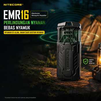 NITECORE Alat Pengusir Nyamuk Elektrik Mosquito Repeller 5200mAh - EMR16