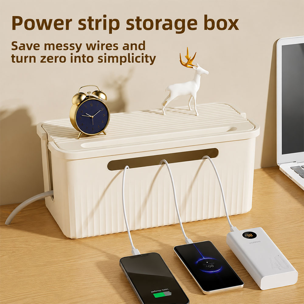 WAZIJ Kotak Organizer Manajemen Kabel Charger Box - FT-150