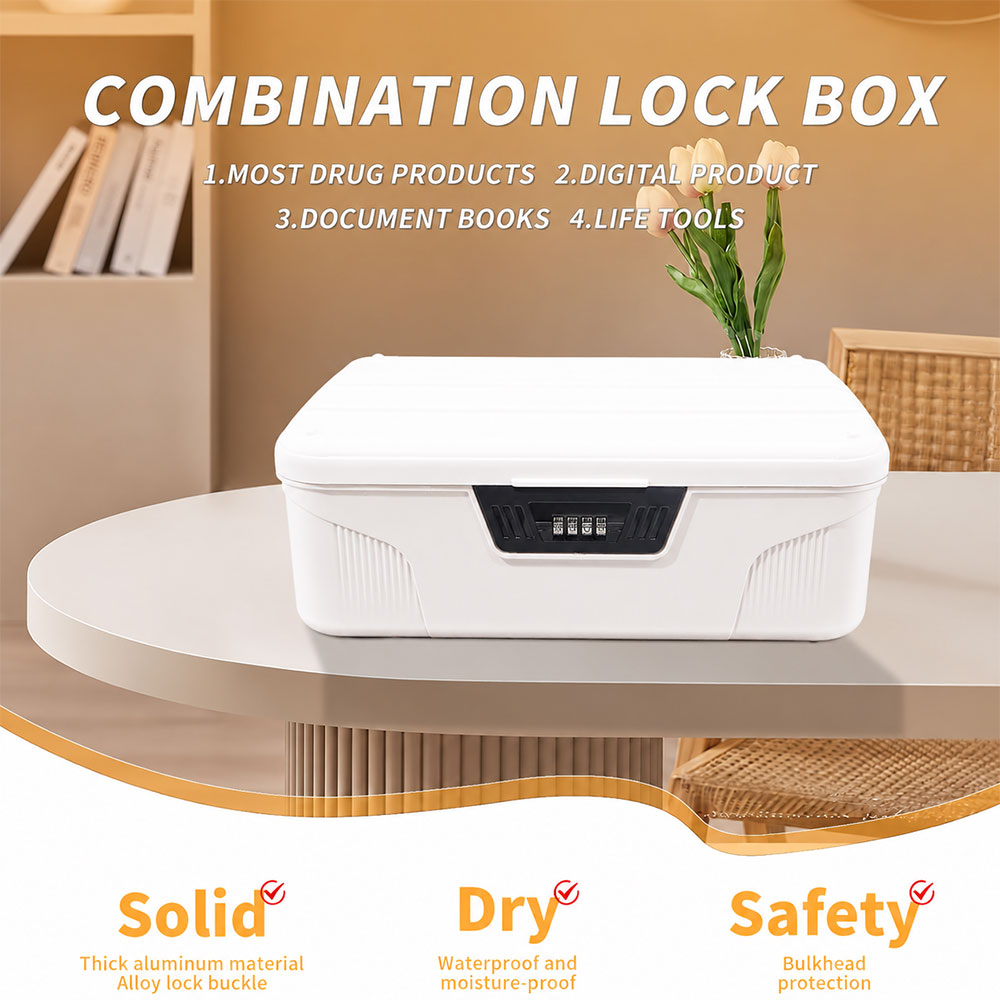 TEDEY Kotak Brankas Safety Box Portable Password - 8875
