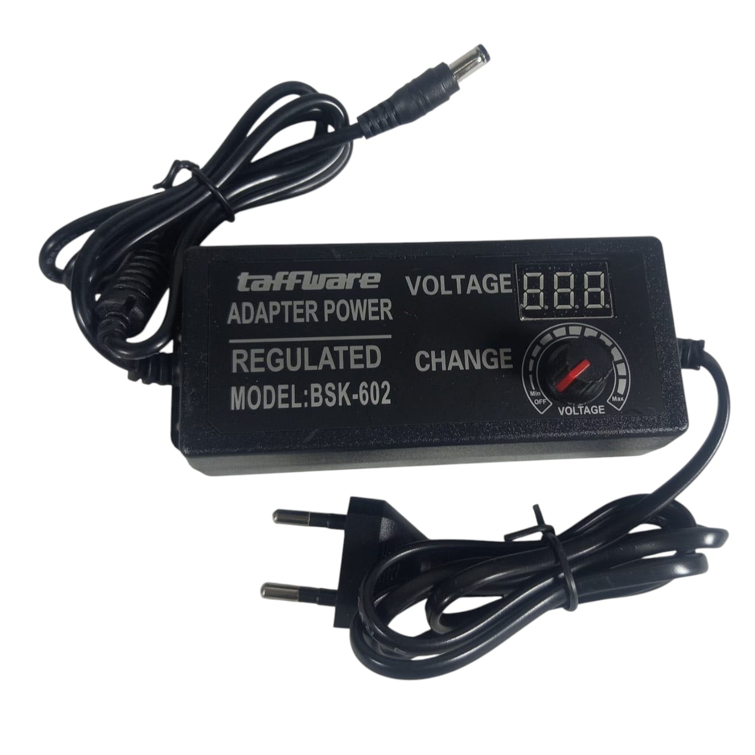 Taffware Adaptor Power Supply Converter AC to DC 3V-24V 3A Adjustable - BSK-602
