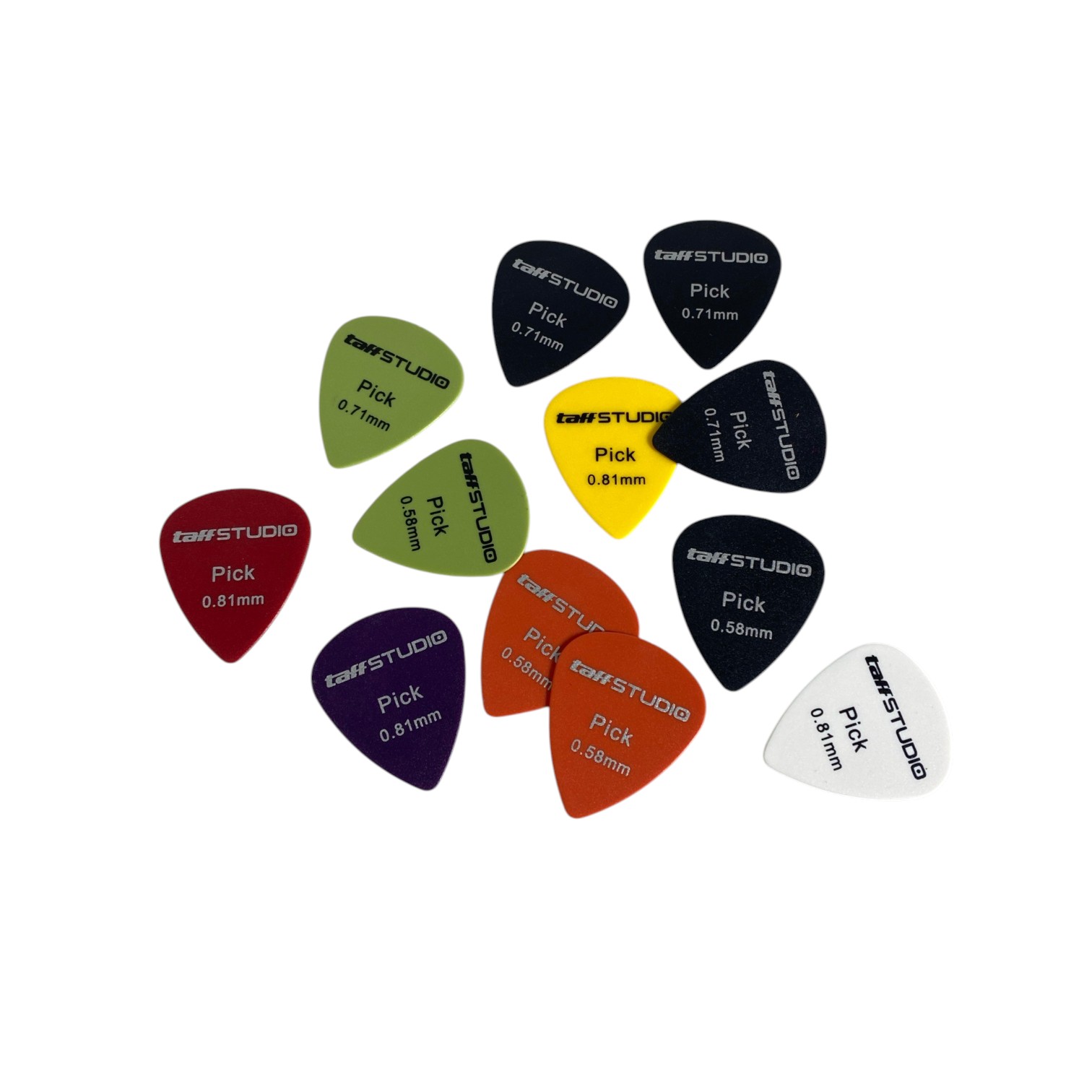 TaffSTUDIO Pick Gitar Akustik 12 PCS - AP-12P