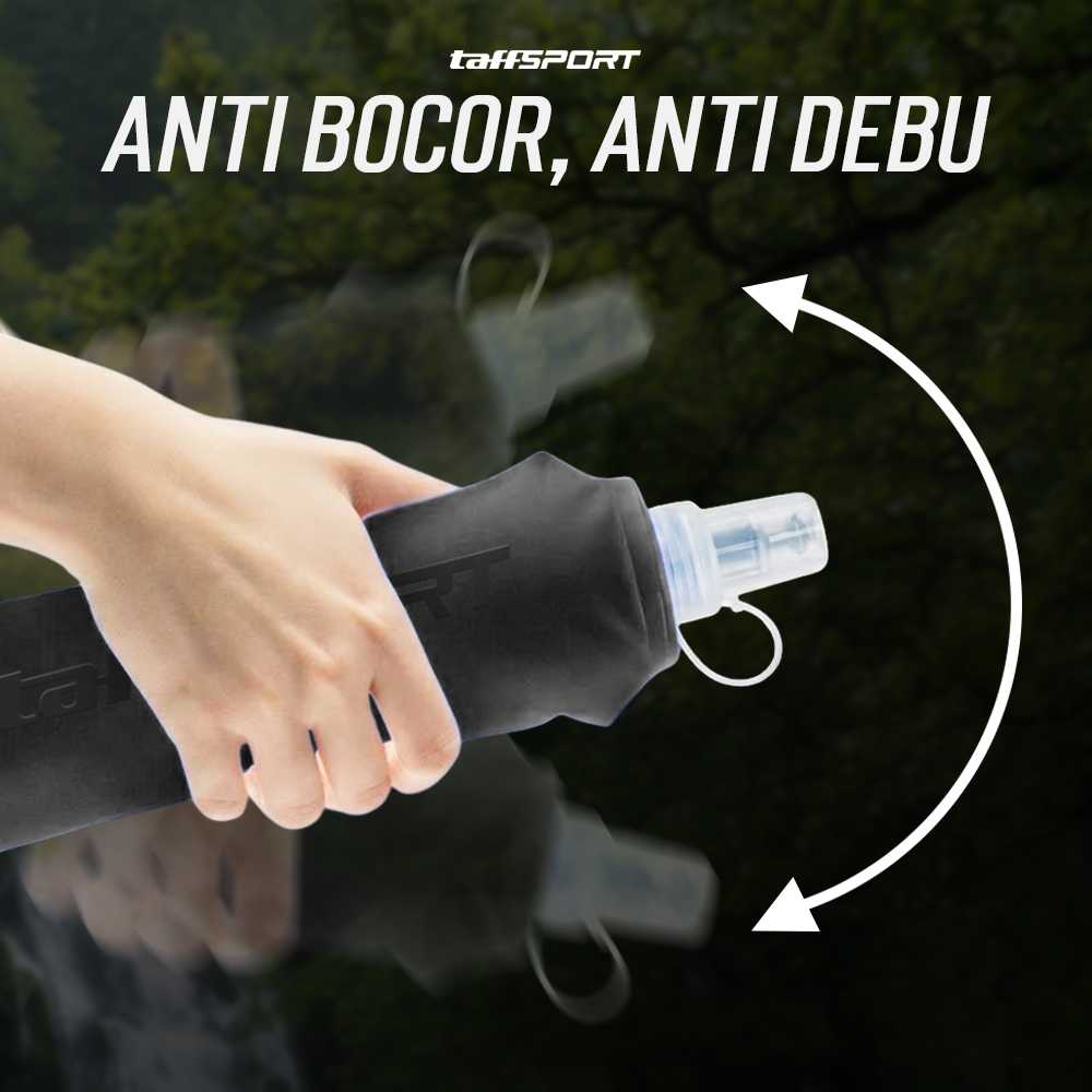 TaffSPORT Botol Minum Lipat Soft Flask Foldable Water Bottle TPU 500ml - TF-50 - Gambar 4
