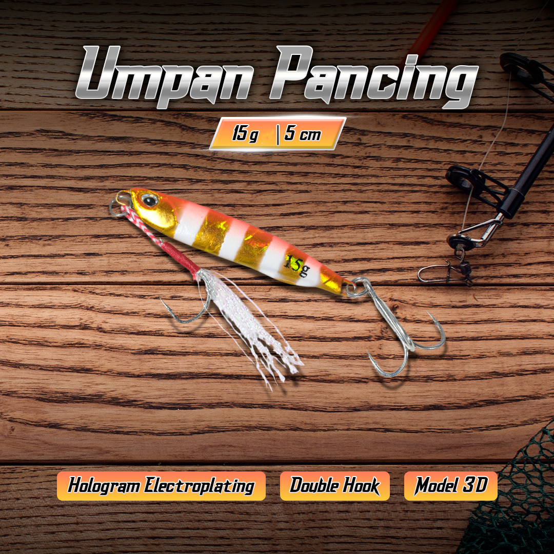 TaffSPORT Umpan Pancing Ikan Double Hook Bait Fishing Lure 5cm 15g - S1BF900