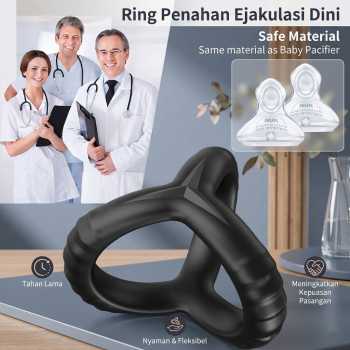 YUKU Ring Elastis Penahan Ejakulasi Dini Pria Reuseable Ring - YK-109