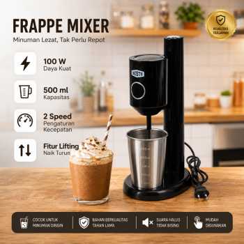 Trieste Mixer Elektrik Pengaduk Minuman Otomatis Lifting 100W - HSM-707S