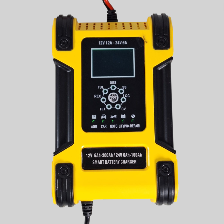 FOXSUR Charger Aki Mobil Motor Intelligent Battery Charger 12V/24V 12A - FBC122412D