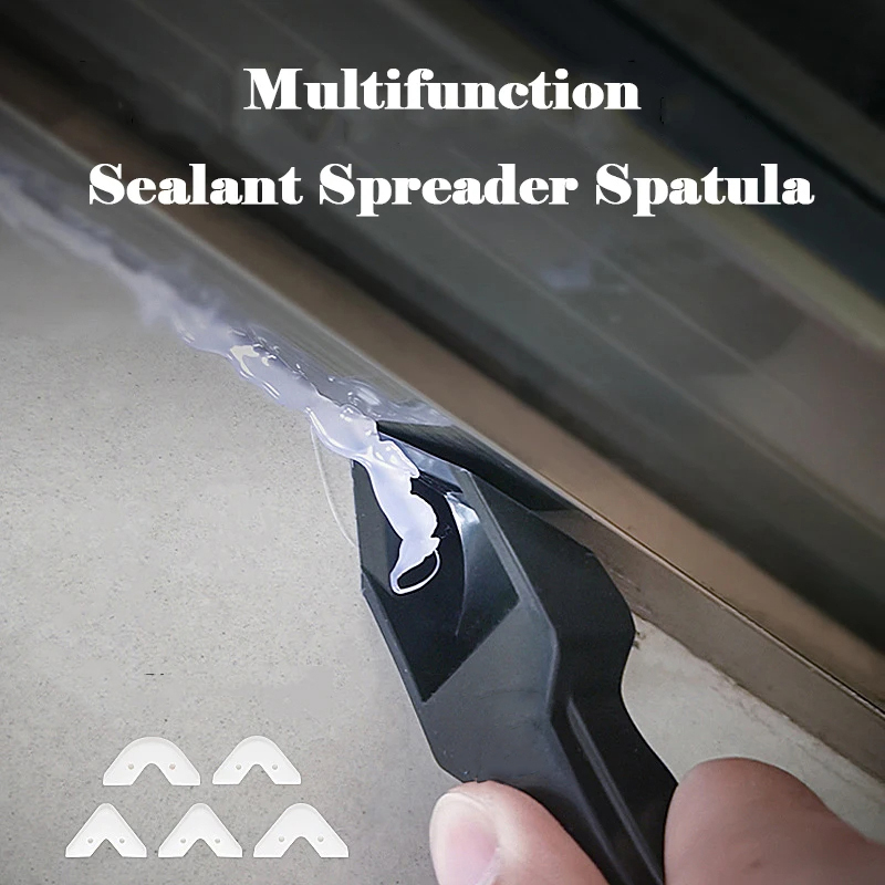 E-TOOLS Perapi Lem Silikon Sealant Spreader Spatula Scraper 5in1 - WL106