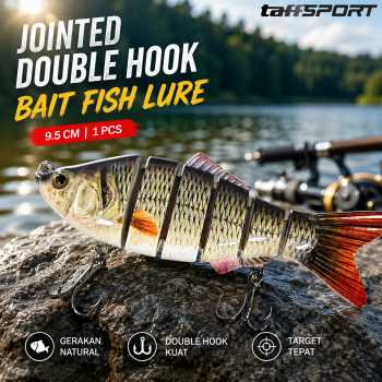 TaffSPORT Umpan Pancing Jointed Bait Fish Lure 9.5cm 20g 1 PCS - VSJ06-4