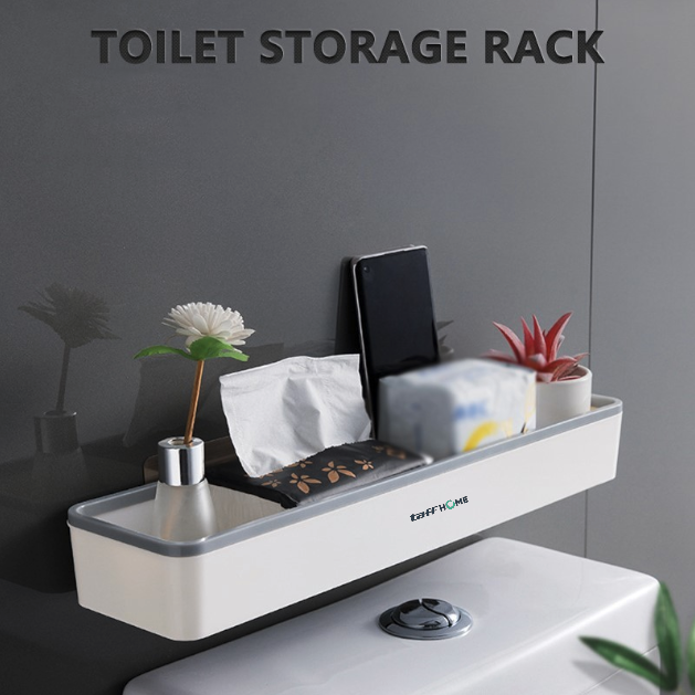 TaffHOME Rak Dinding Kamar Mandi Organizer Rack Stable and Firm 41.5cm - SQ-5305
