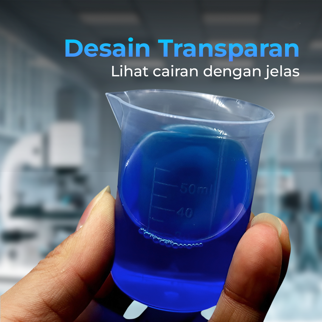 VYROX LITE Gelas Ukur Plastik Dapur Laboratorium Measuring Cup - BR04 - Gambar 4