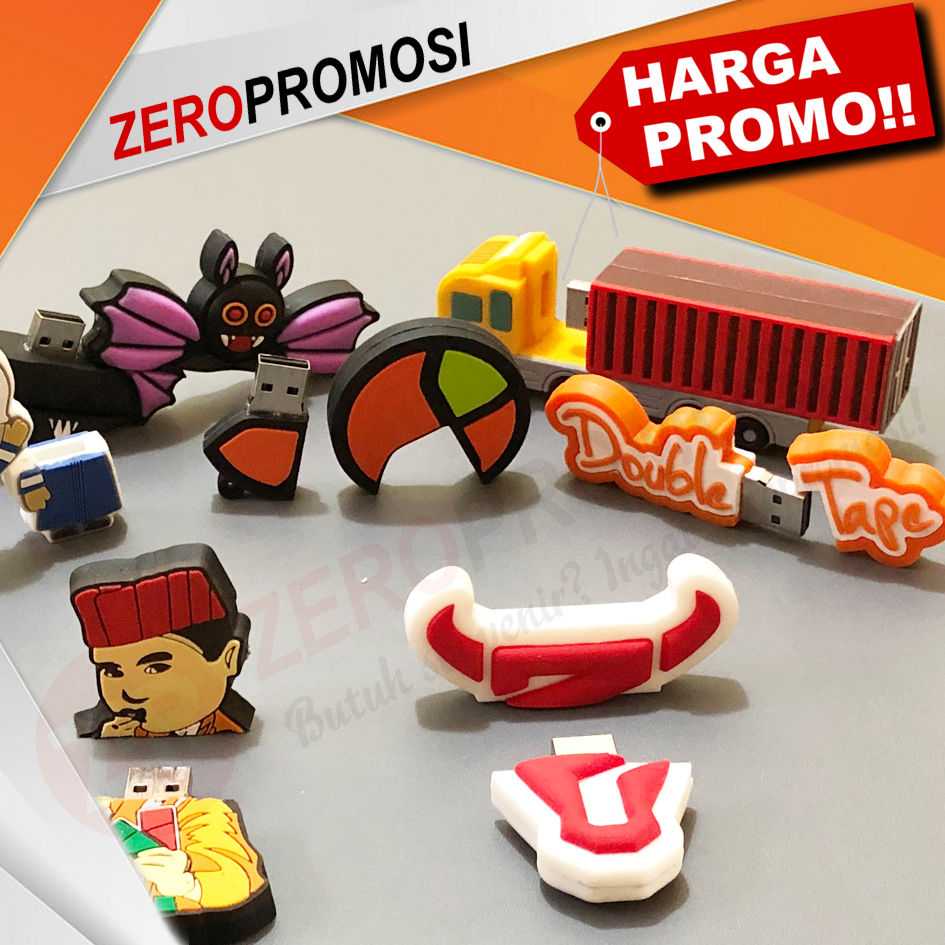 Jual Flashdisk Custom Rubber 3D – USB Custom Logo Unik untuk
